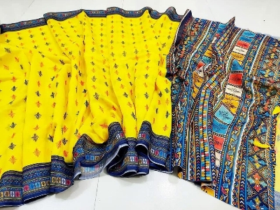 Buy  Digital Print Festivals Saree   at Best Price In Bangladesh