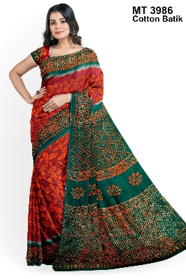 Picture of Cotton Batik Saree