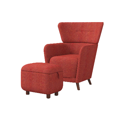Buy  Regal Wing Chair With Foot Rest-WCFR-301-3-1-07  Online Best Price In Bangladesh