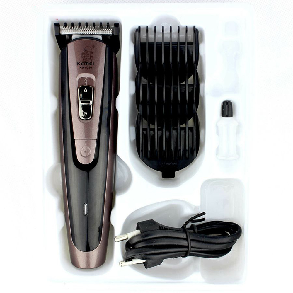 Buy Kemei KM-9050 Professional Cordless Hair Beard Shaver Trimmer Clipper for Men Online at Best Price