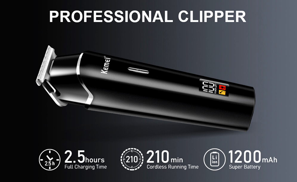 Buy Kemei KM 1113 Professional Hair Clipper Rechargeable Trimmer Hair Cutting Machine Electric Shaver  Online at Best Price