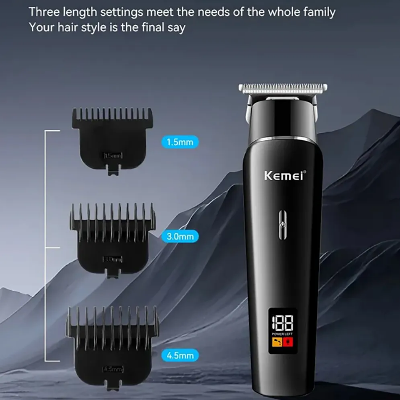 Buy Kemei KM 1113 Professional Hair Clipper Rechargeable Trimmer Hair Cutting Machine Electric Shaver  Online at Best Price