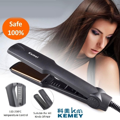 Buy Kemei KM-329 Hair Straightener Black Online at Best Price