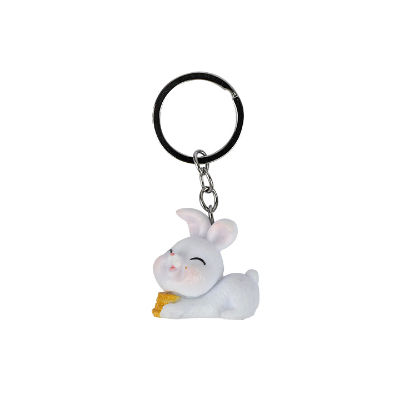 Buy Cute Rabbit Creative Keychains Soft Rubber Keyring at Best Price In Bangladesh