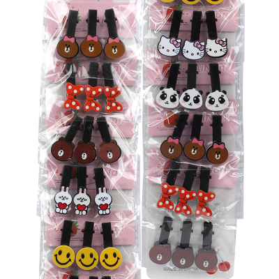 Buy AiNan Cute Bear Cartoon Character Clips for Kids 10 pcs Set at Best Price In Bangladesh