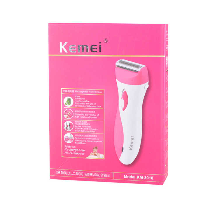 Buy Kemei KM-3018 Women's Bikini Hair Removal Smart Light Women's Painless Hair Remover Lady Epilator Lady Shaver Online at Best Price