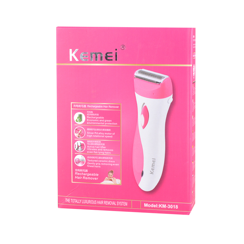 Buy Kemei KM-3018 Women's Bikini Hair Removal Smart Light Women's Painless Hair Remover Lady Epilator Lady Shaver Online at Best Price