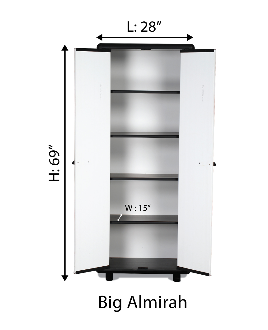 Buy Trendy PVC Big Almirah Bloom at Best Price In Bangladesh	