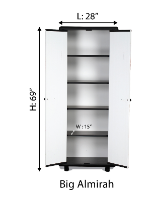 Buy Trendy PVC Big Almirah Bloom at Best Price In Bangladesh	