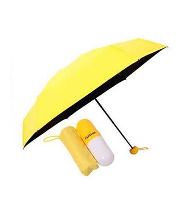 Buy7" Mini Folding Capsule Umbrella With Cute Capsule Case light-weight and small at Best Price in Online
