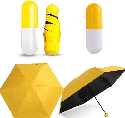 Picture of 7" Mini Folding Capsule Umbrella With Cute Capsule Case
