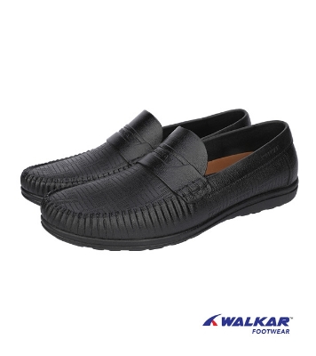 Buy Walkar Men’s Waterproof Moccasin Shoe Black Online at Best Price