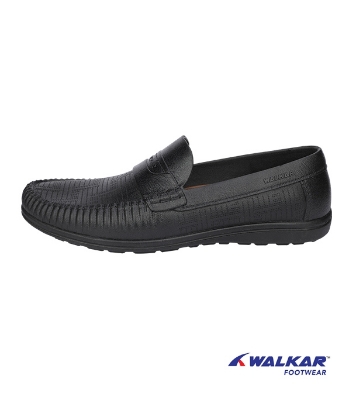 Buy Walkar Men’s Waterproof Moccasin Shoe Black Online at Best Price