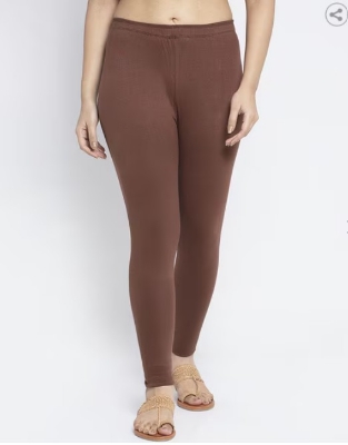 Buy coffee color Women/Girl Leggings Fabrics Cotton Long Churidar Ties Pant Leggings at Best Prices in Bangladesh