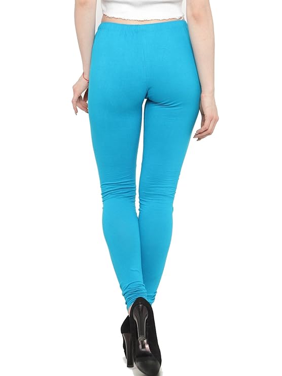 Picture of Firoja color Women/Girl Leggings Fabrics Cotton Long Churidar Ties Pant Leggings