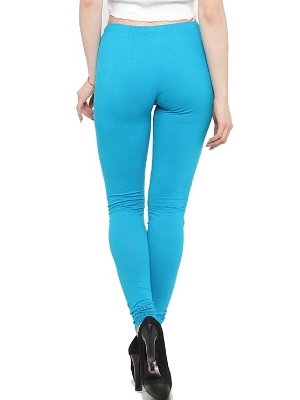 Picture of Firoja color Women/Girl Leggings Fabrics Cotton Long Churidar Ties Pant Leggings