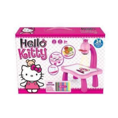 Buy Hello Kitty Kids Projector Drawing Painting Table Desk Art Learning Kit for Drawing with Color Pens at Best Price In Bangladesh