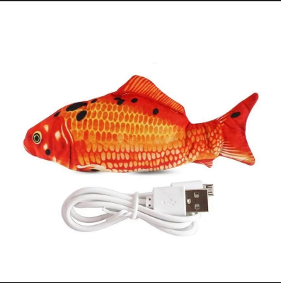 Buy Electric Moving Fish Cat Toy, Realistic Plush Simulation Electric Wagging Fish Cat Toy Catnip Kicker Toys, Funny Interactive Pets Pillow Chew Bite Kick Supplies for Cat Kitten Kitty (Carp)  at Best Price In Bangladesh