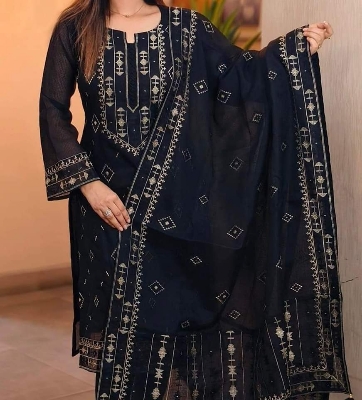 Buy Three piece/ Salwar Kameez/ Cotton salwar kamiz Piece at Price In Bangladesh
