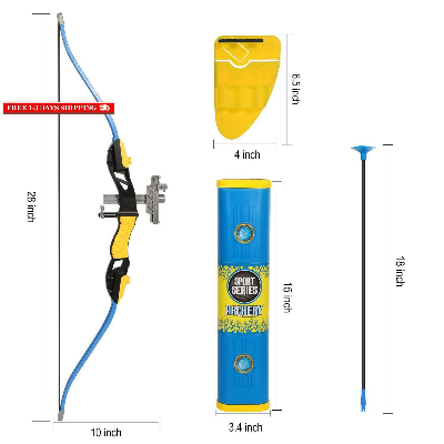 Buy Kids Bow and Arrows Archery Set To Kids Bow and Arrows Archery Set Toy with 3 Suction Cup Arrow  at Best Price In Bangladesh