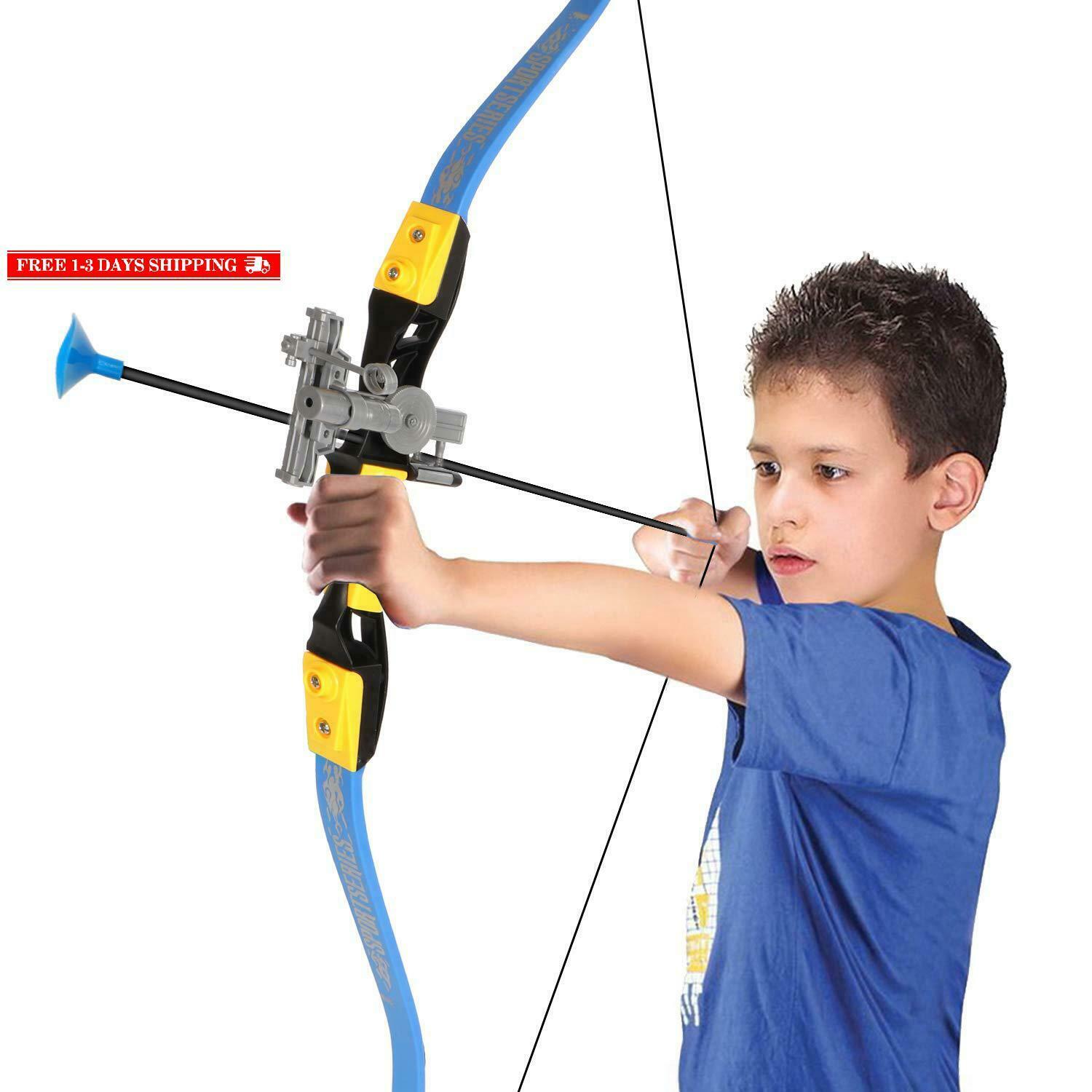 Buy Kids Bow and Arrows Archery Set To Kids Bow and Arrows Archery Set Toy with 3 Suction Cup Arrow  at Best Price In Bangladesh