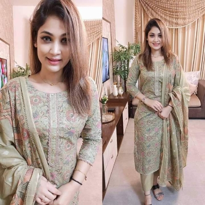 Picture of Three piece/ Salwar Kameez/ Cotton salwar kamiz