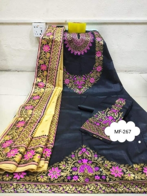 Picture of Three piece/ Salwar Kameez/ Cotton salwar kamiz