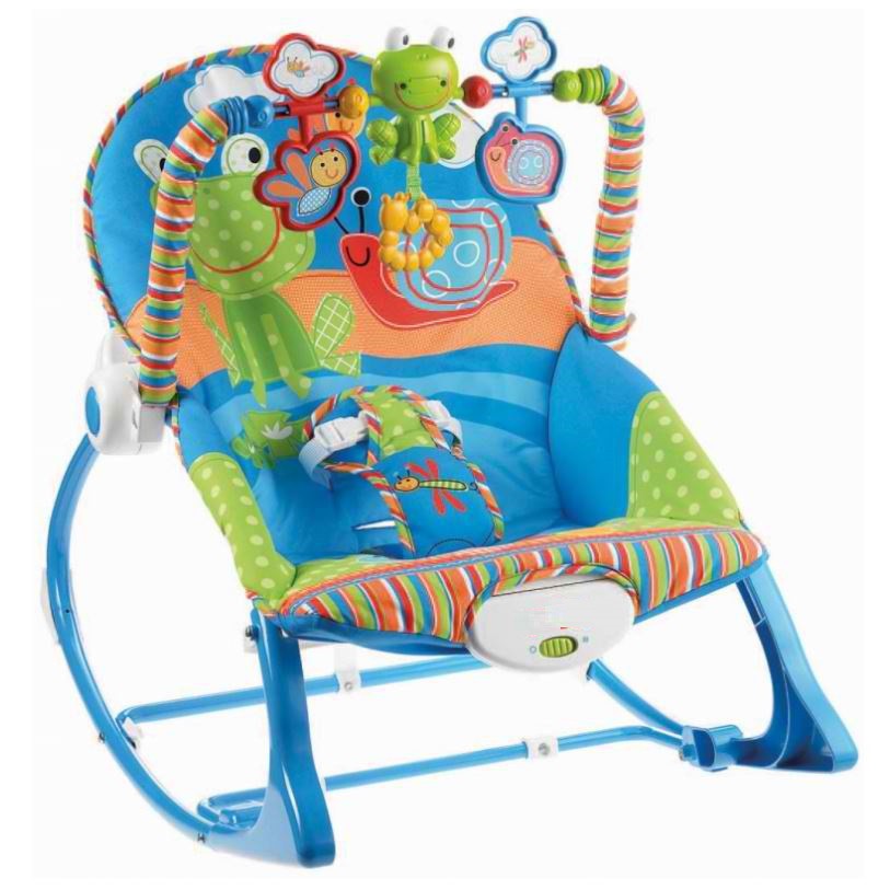 Buy iBaby Infant to Toddler Rocker with Music & Vibration Baby Bouncer- Pink & Blue at Best Price In Bangladesh