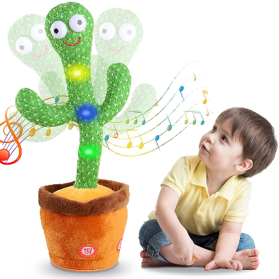 Buy Talking Cactus Toys for Boys Girls Talking Cactus Toy with 120 English Songs and LED Lighting for Home Decoration at Best Price In Bangladesh