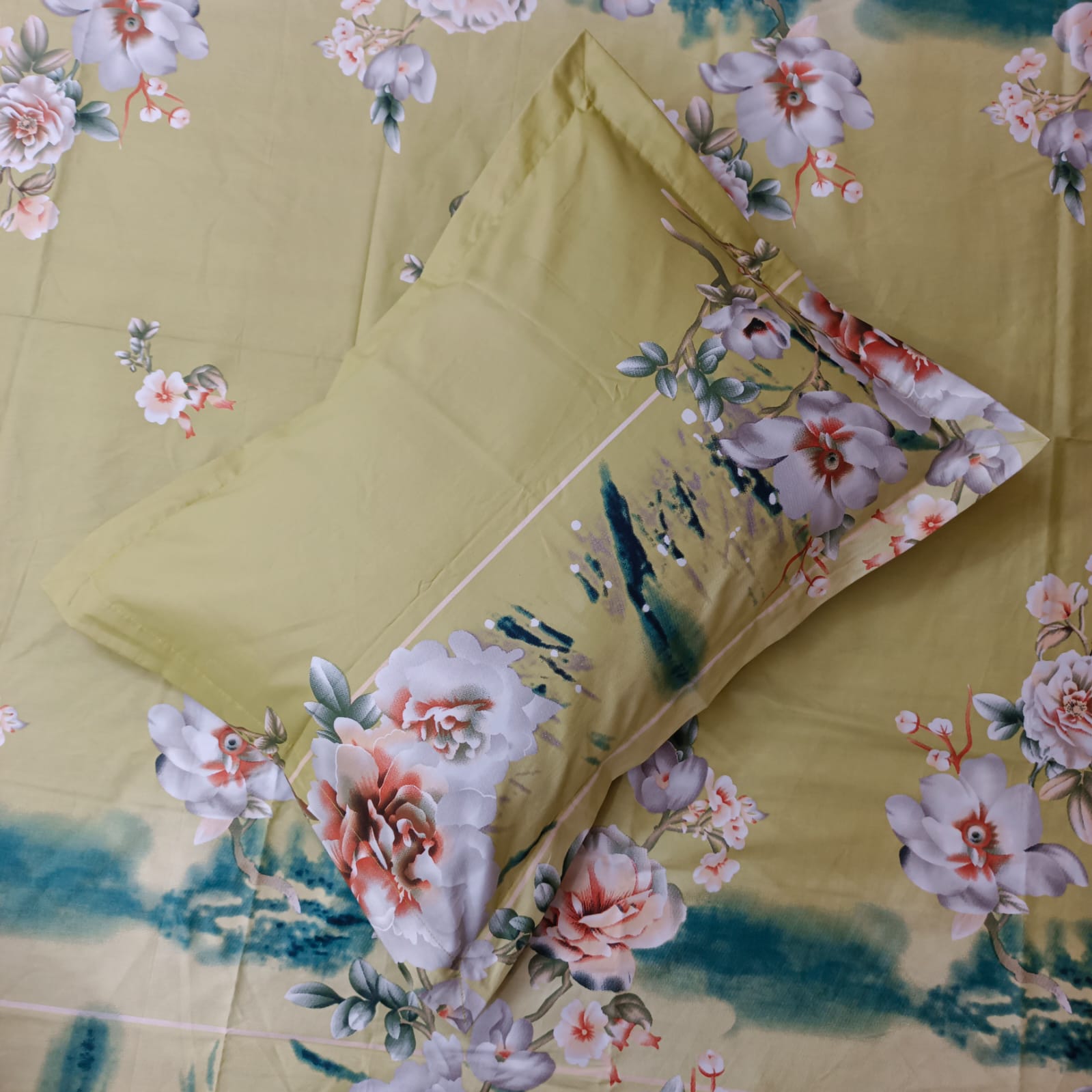 Buy  Bedsheet – King Size two pillow covers   at Best Price In Bangladesh