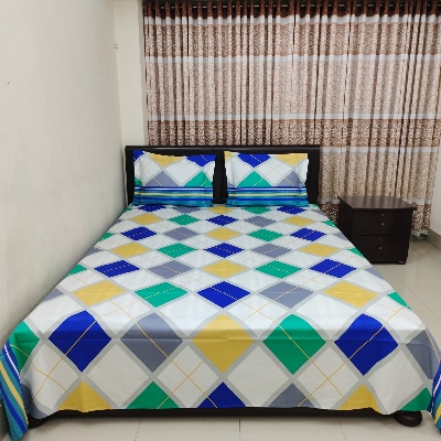 Buy    Bed sheet with two pillow covers  at Best Price In Bangladesh