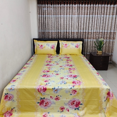Buy   Bedsheet – 3pcs Set  at Best Price In Bangladesh