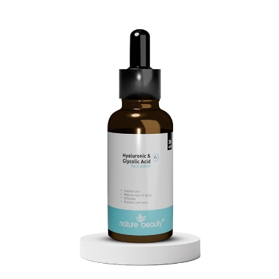 Buy Nature Beauty Hyaluronic 1% & Glycolic Acid 2% Serum at Best Price In Bangladesh
