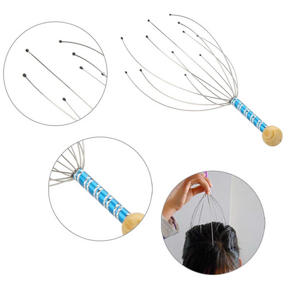 Buy Head massager/Stainless Steel Head Massager/[1-Pcs] Stainless Steel Octopus Scalp Hair Stimulator Stress Relief Relax Head Massager - SILVER at Best Price In Bangladesh