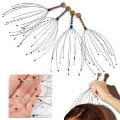 Buy Head massager/Stainless Steel Head Massager/[1-Pcs] Stainless Steel Octopus Scalp Hair Stimulator Stress Relief Relax Head Massager - SILVER at Best Price In Bangladesh