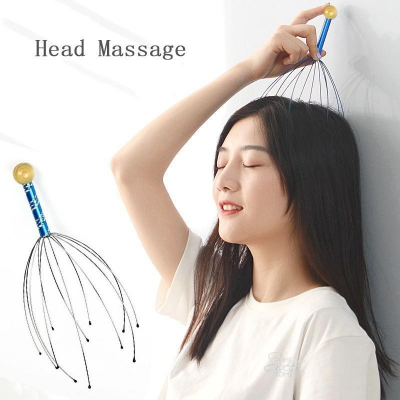 Buy Head massager/Stainless Steel Head Massager/[1-Pcs] Stainless Steel Octopus Scalp Hair Stimulator Stress Relief Relax Head Massager - SILVER at Best Price In Bangladesh