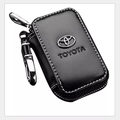 Picture of Leather key wallet key case for toyota