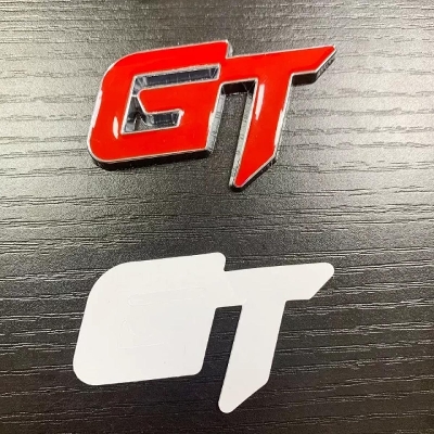 Picture of 3d Gt Logo Car Sticker Fashion Car Decor Sticker