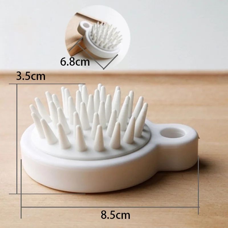 Picture of Cat and Dog Hair Brush Shampoo Comb Mini Head Durable Clean Scalp Washing Tool