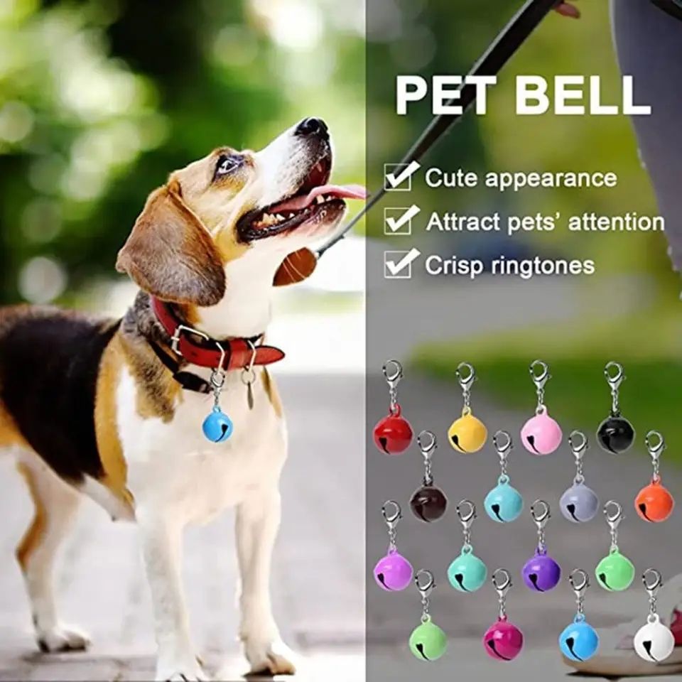 Picture of Metal Pet Cat Collar Accessories Jingle Bells Decor Pet Supplies