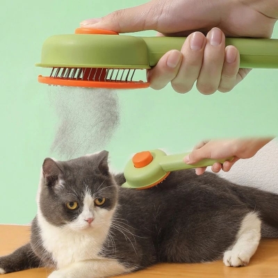 Picture of New Pet Cat Massage Comb Brush for Cats Dogs Kedi Grooming Cleaning Supplies Removes Floating Hair