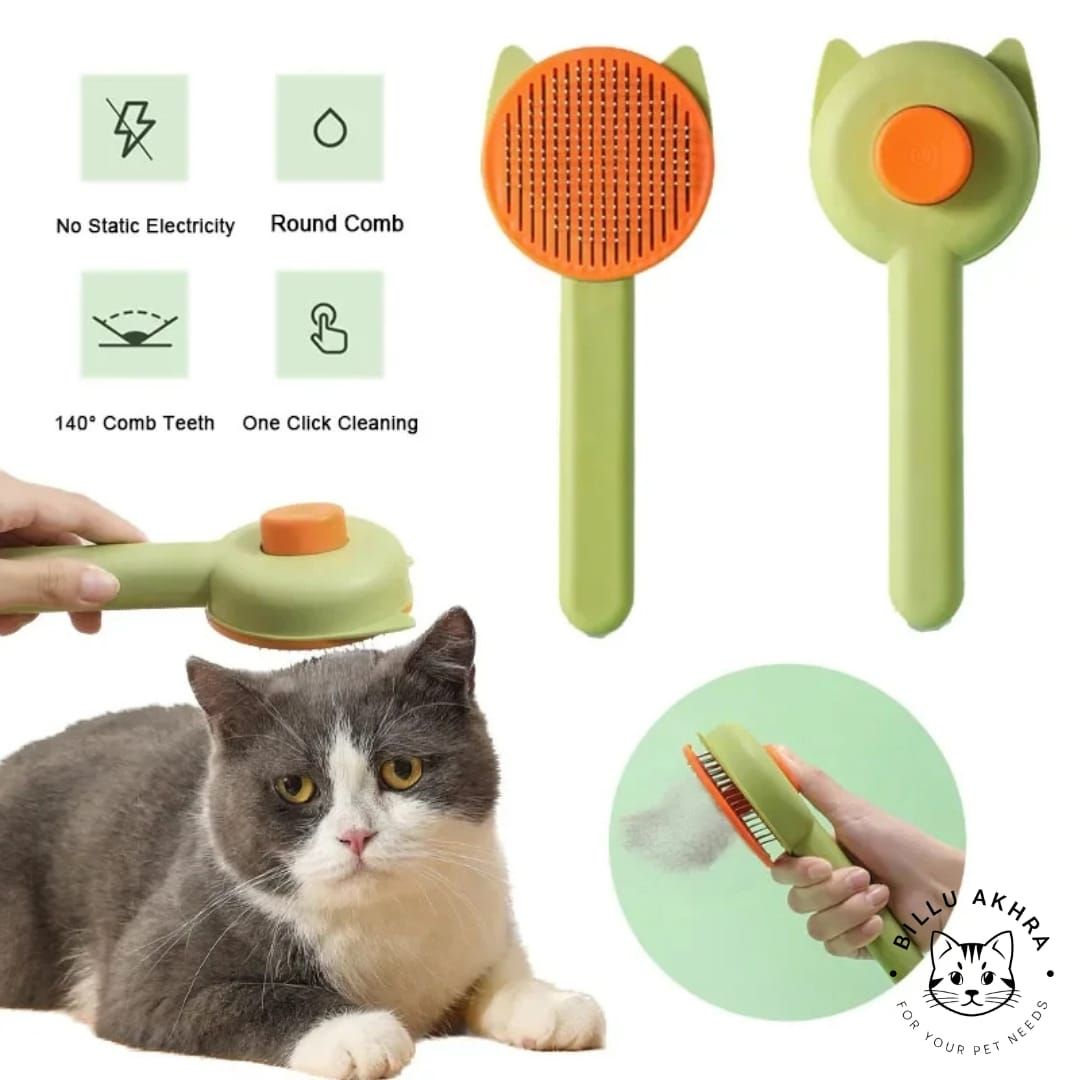 Picture of New Pet Cat Massage Comb Brush for Cats Dogs Kedi Grooming Cleaning Supplies Removes Floating Hair