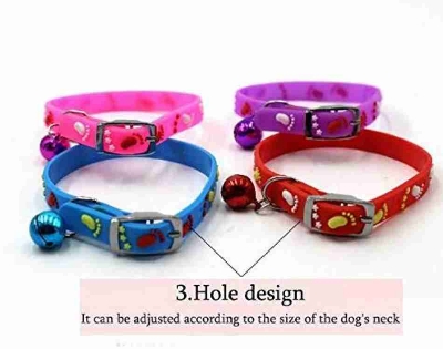 Picture of Adjustable Multiple Colors Cartoon Style Pet Rubber Silicone Puppy Dog & Cat