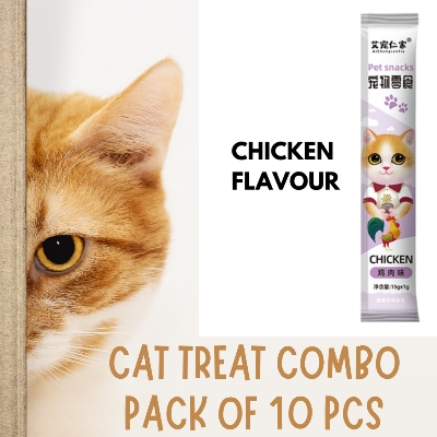 Picture of Cat Treat Chicken Flavour 10pcs Combo Pack
