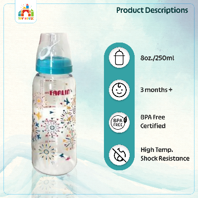 Buy Farlin Standard Neck Firm Base Feeding Bottles 250 ml Feeder from 3m+ at Best Price In Bangladesh