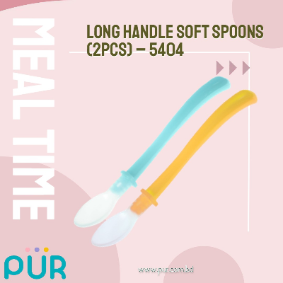 Buy Long Handle Soft Tip Spoon (2pcs) - (5404) at Best Price In Bangladesh