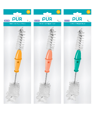 Buy 2 in 1 Bottle & Nipple Brush - (6106) 1Pc at Best Price In Bangladesh