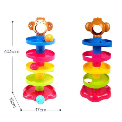 Buy Roll Ball Toy for Kids 5 Layer Ball Drop and Roll Swirling Tower for Baby and Toddler Development Educational Toys at Best Price In Bangladesh
