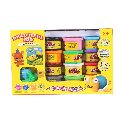 Buy 12 Pcs Multicolor Color Clay Doh Play Doh with dise for kids at Best Price In Bangladesh