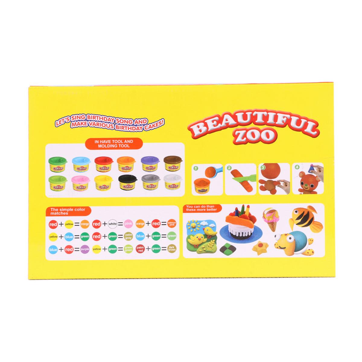 Buy 12 Pcs Multicolor Color Clay Doh Play Doh with dise for kids at Best Price In Bangladesh